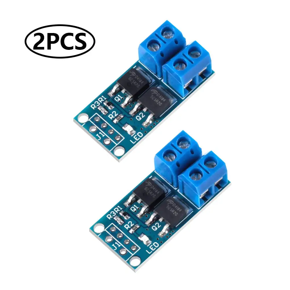 2pcs DC 5-36V 400W Dual High-Power MOS Field Effect Transistor Trigger Switch Driver Board PWM Control Electronic Wwitch - купить по