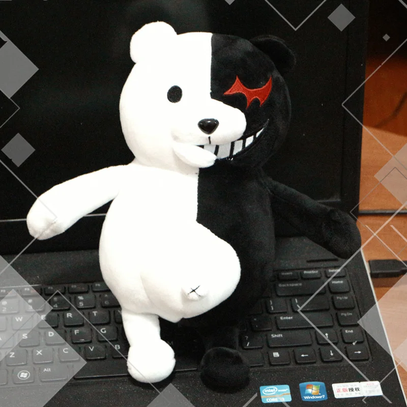 Игрушка плюшевая Монокума Danganronpa V3 кукла-кролик мономи черно-белый медведь