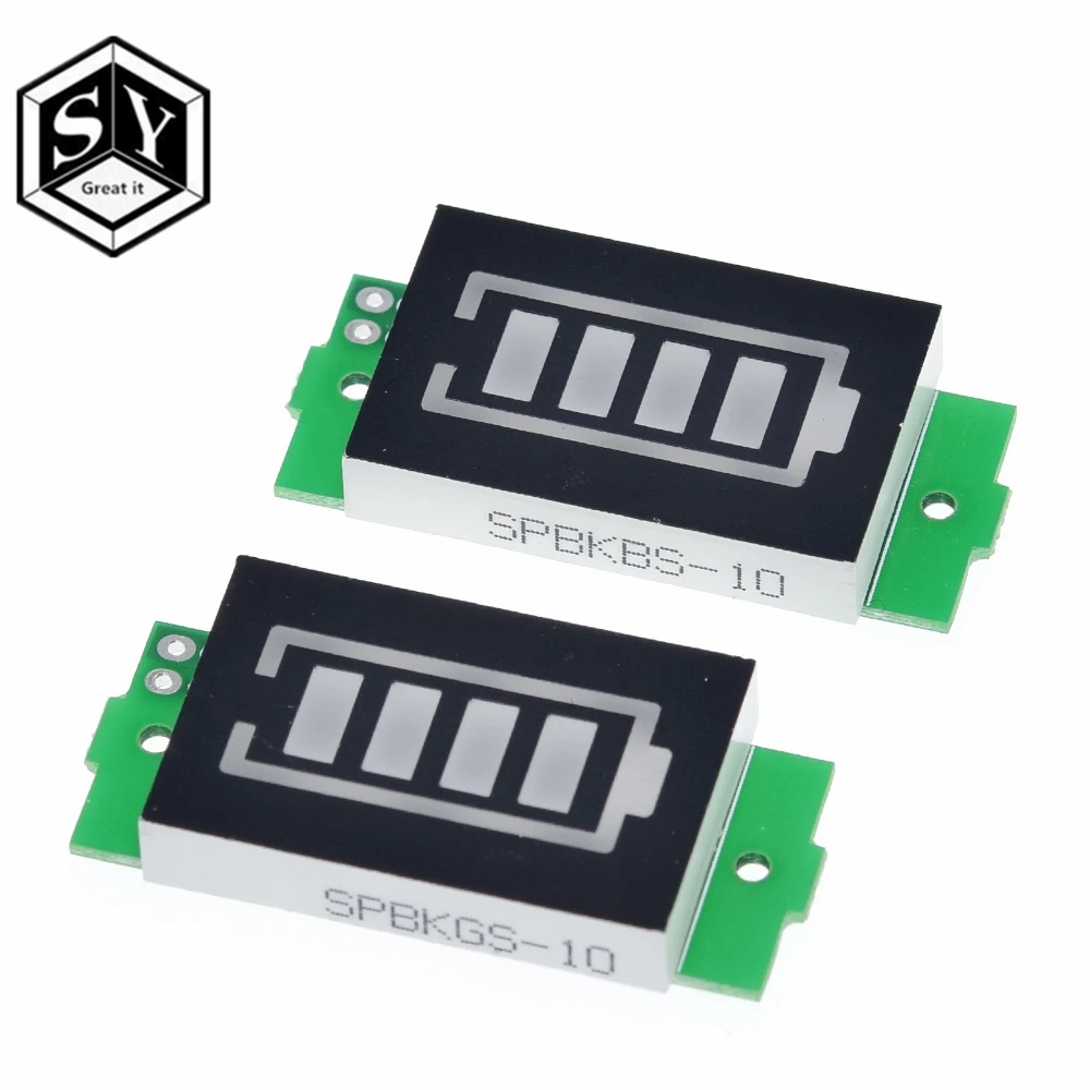 1S 2S 3S 4S одиночный индикатор емкости литиевой батареи 3,7 V синий дисплей тестер мощности литий-ионной батареи для электромобиля 4,2 V