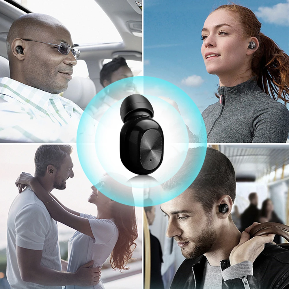 

Bluetooth Earbuds V5.0 Wireless Earphone with Noise-Cancelling Mic aptX Low Latency 3-4H Music Time