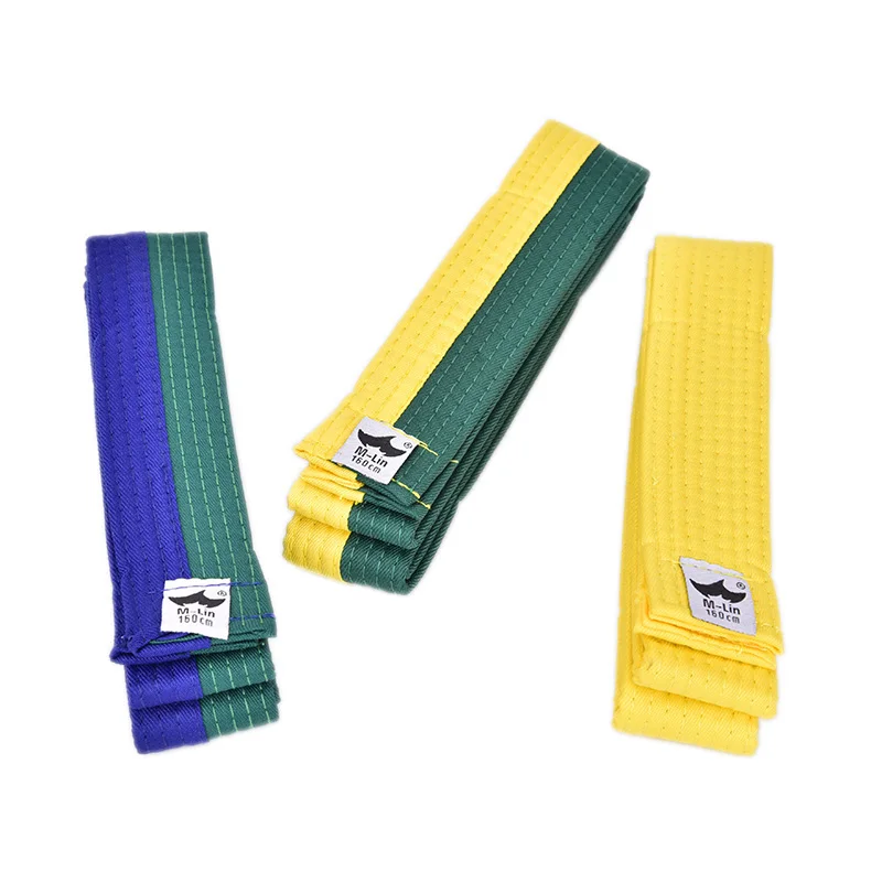 Новый высококачественный пояс для тхэквондо Прочный Удобный двойной ремень