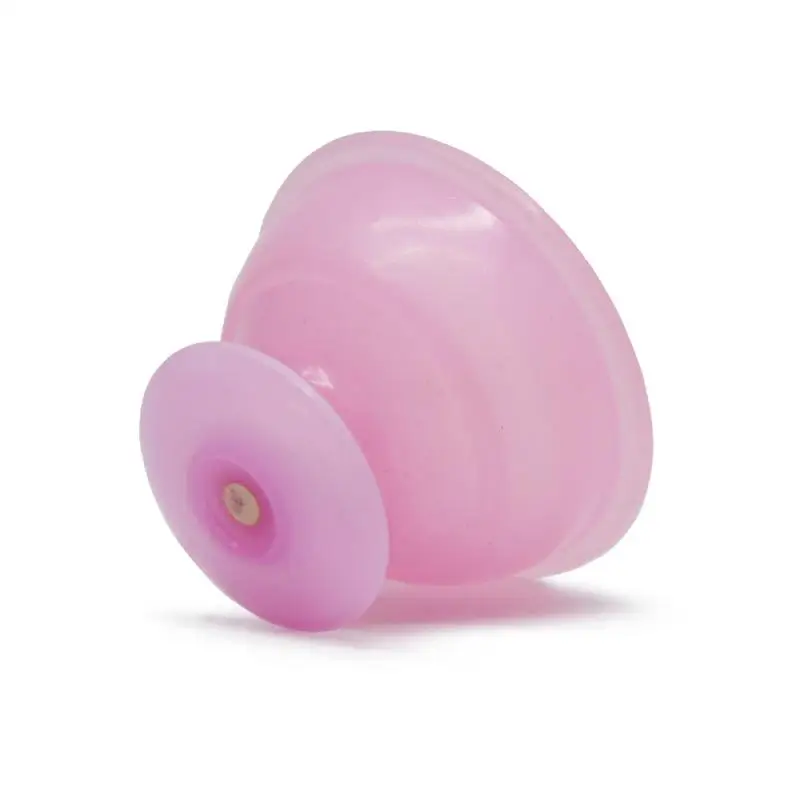 Sumifun Non Toxic Silicone Body Back Massage Cupping Kit Chinese Therapy Foot Vacuum Massager Cup Slimming Heat Resistance Pink |