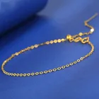 XF800 подлинный 18 К золотой браслет ювелирные изделия высокого качества AU750 желтый белый розовое золото Регулируемая цепочка для женщин роскошный подарок J502