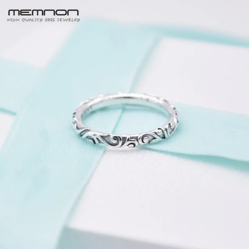 2018 New Autumn Regal Beauty Rings 925 sterling Silver rings for women silver jewelry rose ring anillos Memnon fine Jewelry | Украшения и