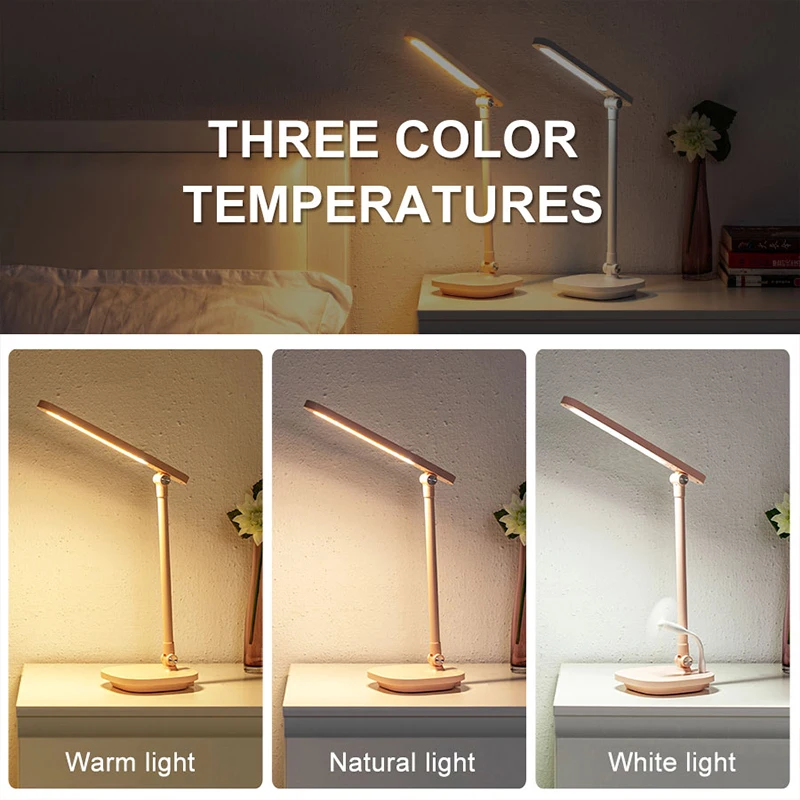 2020 новый дропшиппинг перезаряжаемый светодиодный настольная лампа Регулируемая
