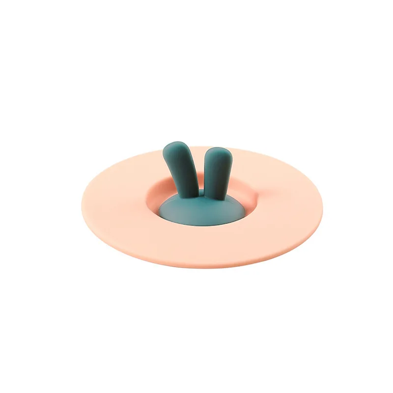 

Creative Cartoon Silicone Cup Cover Heat-resistant Tea Coffee Cup Lid Transparent Dust Prevention Seal Leak Proof Reusable Tool