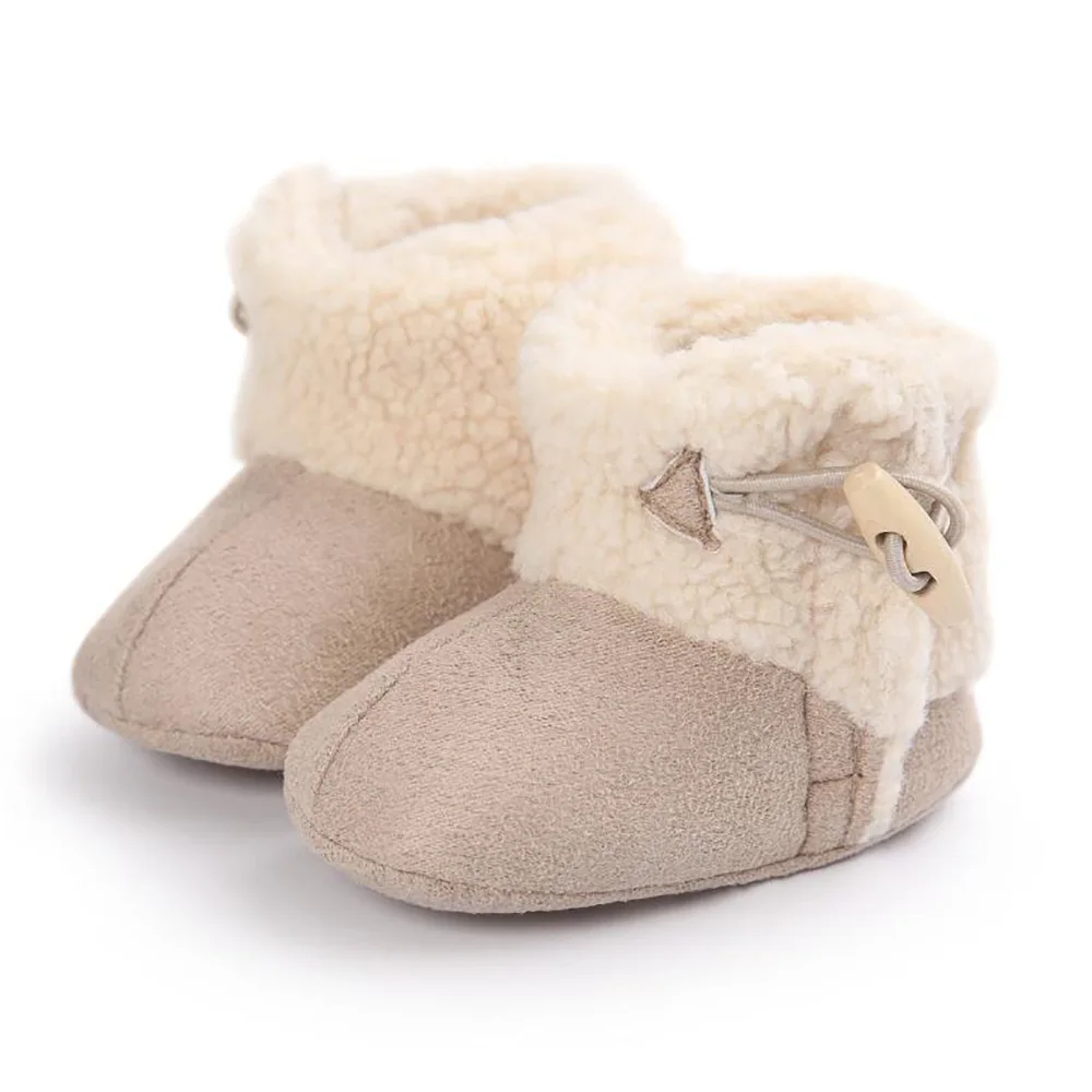 Зимние Ботинки для мальчика зимние полусапожки маленьких девочек новая обувь с