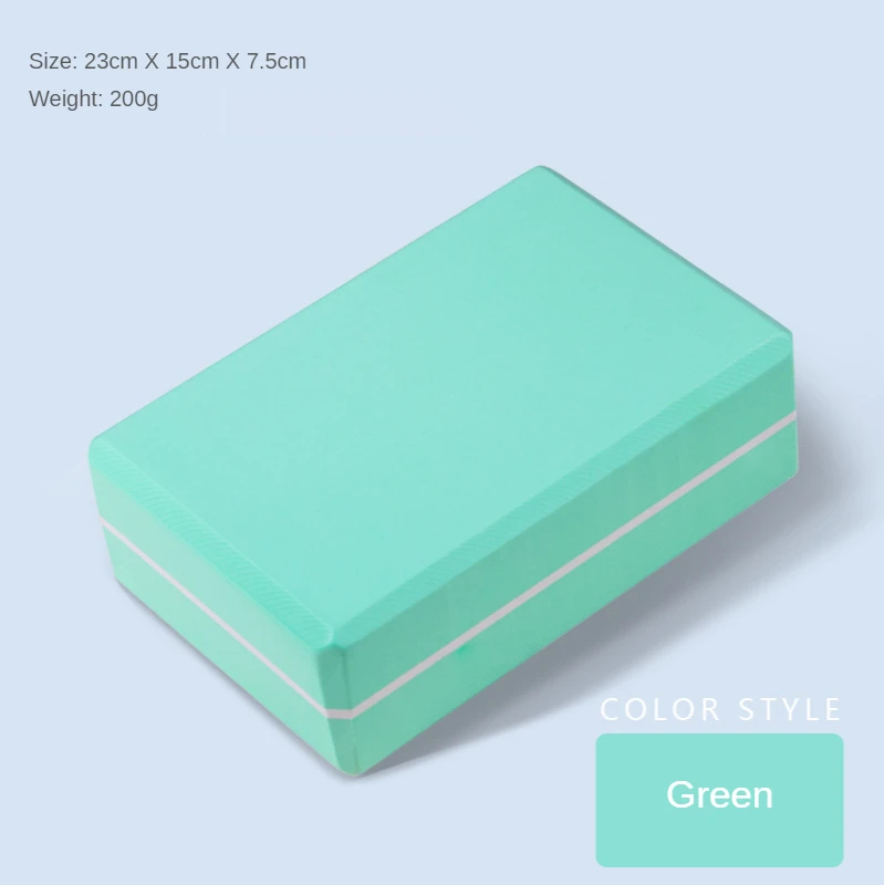 

Yoga Block Brick Multicolor Pilates EVA Shaping Health Training Equipment Yoga Foam Brick Bolster Pillow Cushion Stretching