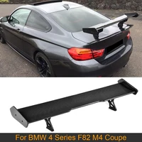 Carbon Fiber Rear Trunk Boot Lip Spoiler Wing for BMW 5 Series F82 M4 Coupe 2 Door 2014-2019 Rear Trunk Wing Spoiler FRP Black