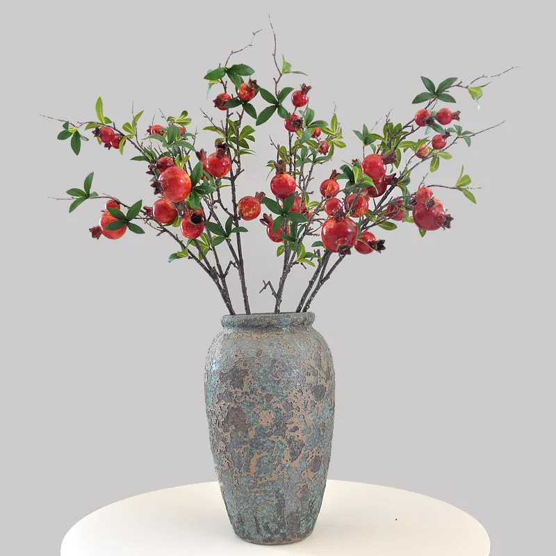 Гранатовая ветка искусственные фрукты цветы домашний декор для фермерского дома