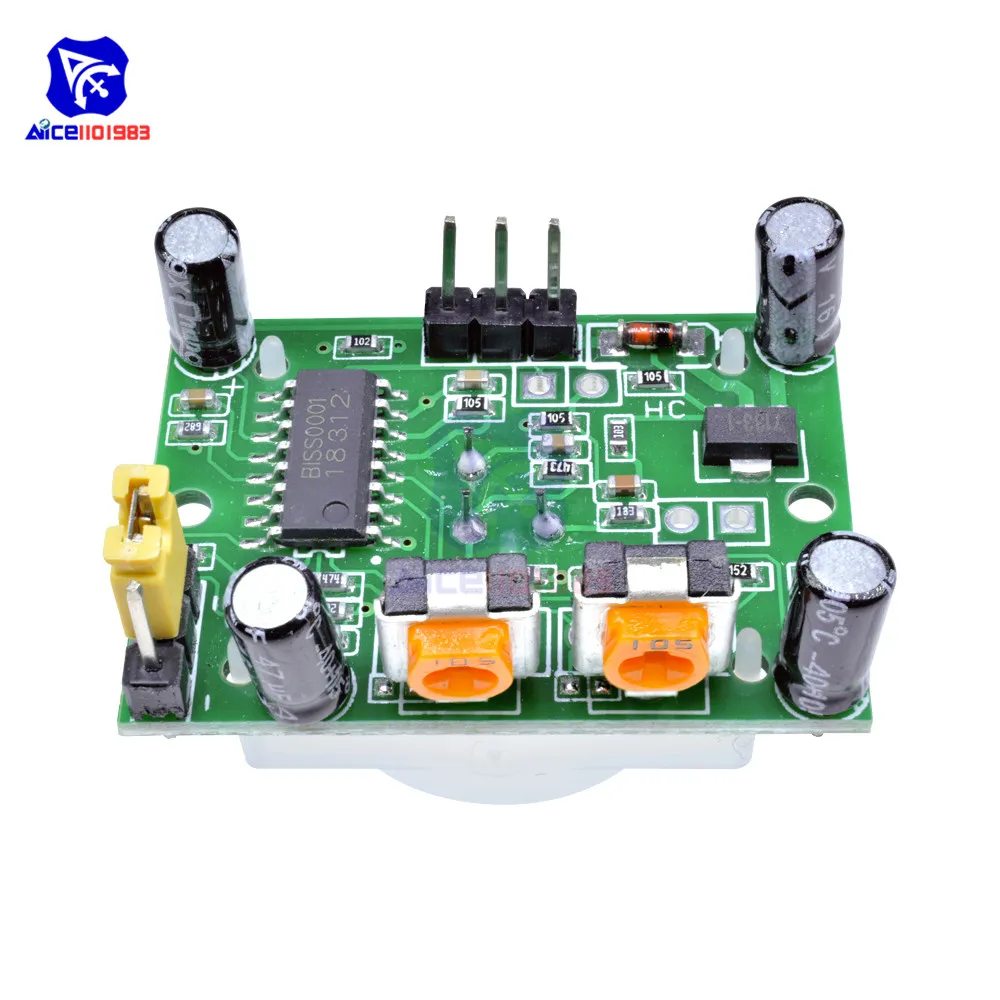 HC-SR501 HC-SR505 Отрегулируйте пироэлектрический инфракрасный модуль обнаружения движения AM312 модуль датчик движения SR501 кронштейн для Arduino
