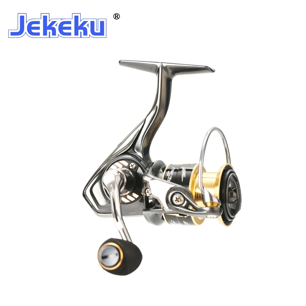 JEKEKU NEW Spinning Fishing Coil Fishing Reel  Max Drag 8KG 11 BB 5.2:1 Screwed-in Handle system Aluminium Spool Carp Fishing