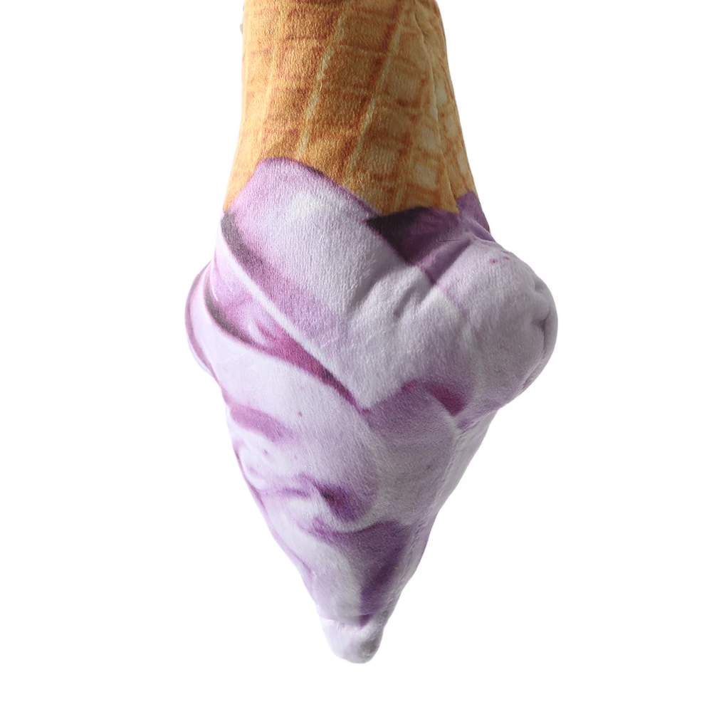 

Simulation Ice Cream Plush Toy Cone Pillow Plush Sound Children Birthday Brinquedos Gift Ornaments Plush Toys