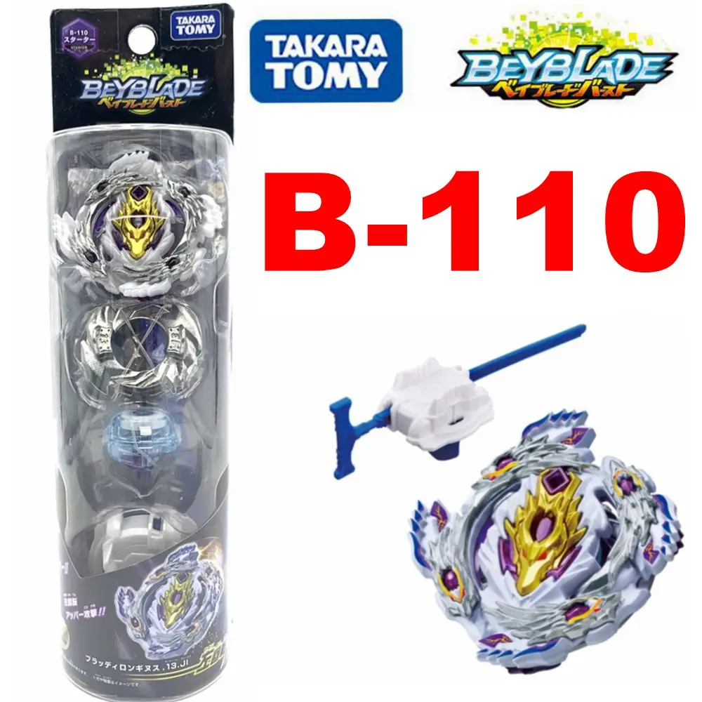

100% Original Takara Tomy BeyBlade Burst CHO-Z B-110 Bloody Longinus.13.JI Launcher AS CHILDREN'S DAY TOYS