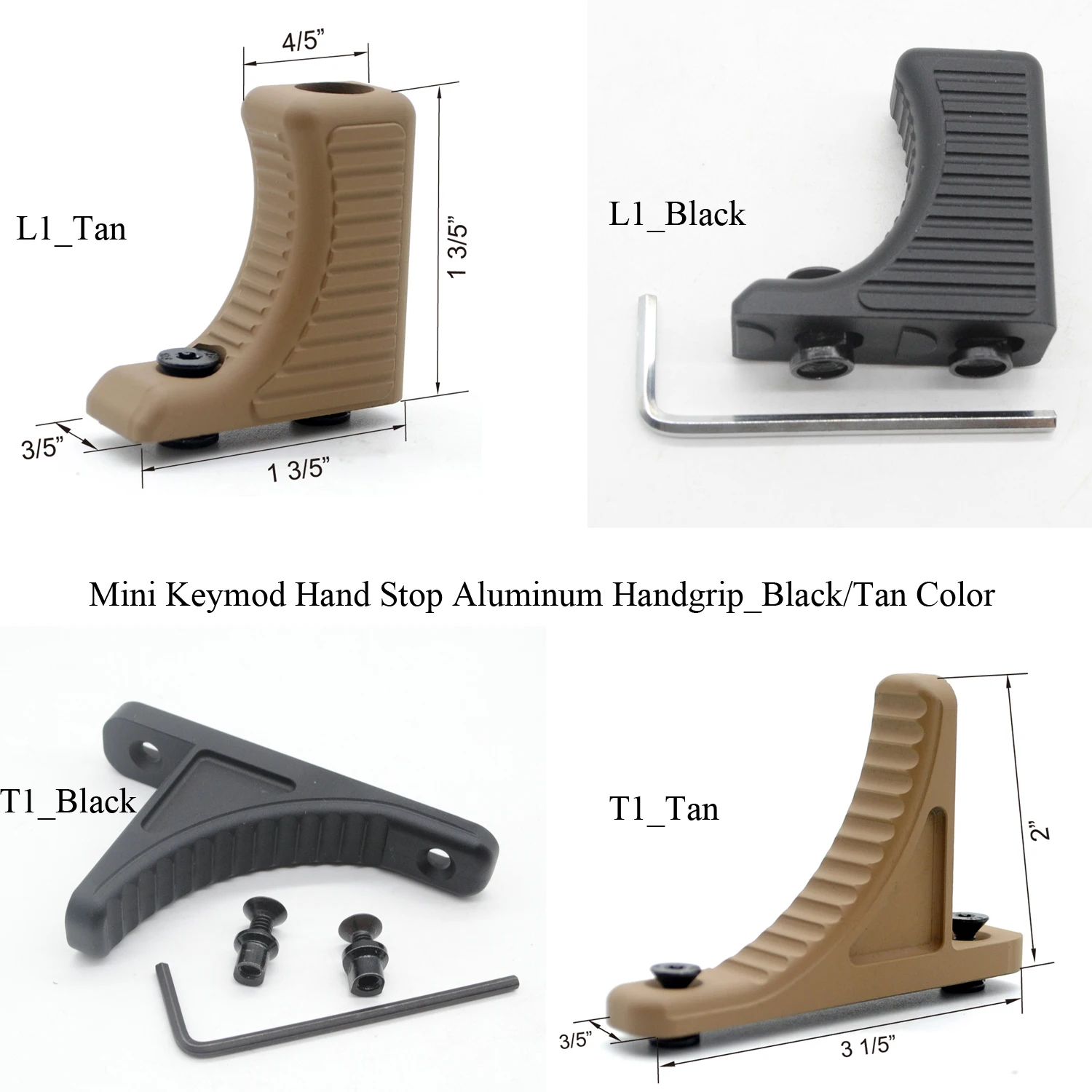 

TriRock 13 kinds Tactical Hand Stop Keymod/M-lok Handstop Black/Red/Tan Colors Aluminum For different Handguard Rail System