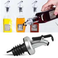 1pc vinegar bottles can lock plug seal leak proof food grade plastic nozzle sprayer liquor dispenser oil sprayer kitchen tools