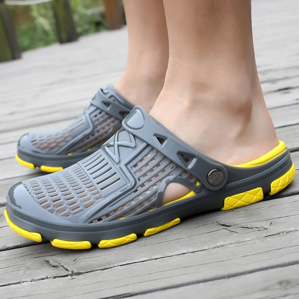 Мягкие домашние тапочки Мужская водонепроницаемая обувь мягкие повседневные