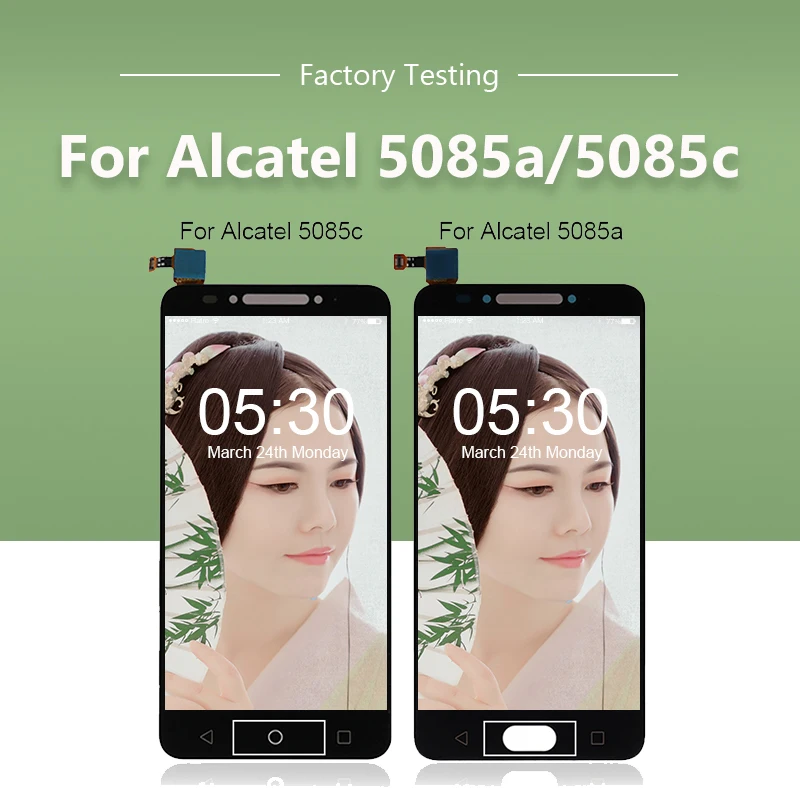 Для Alcatel A5 LED ЖК-дисплей экран сенсорный дигитайзер 5085 5085A 5085C в сборе Замена 5 2