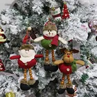 Подвеска для украшения рождественской елки, новогодние и рождественские украшения для елки-СантаСнеговикИскусственная кукла для праздничного декора