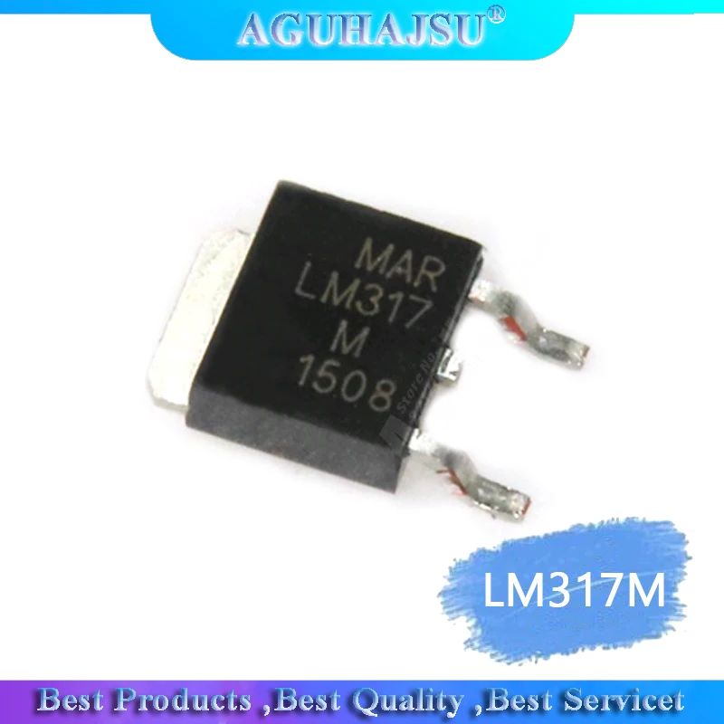 10 шт. LM317M SOT252 LM317 SOT LM317MDT SMD новый регулируемый регулятор напряжения Триод |
