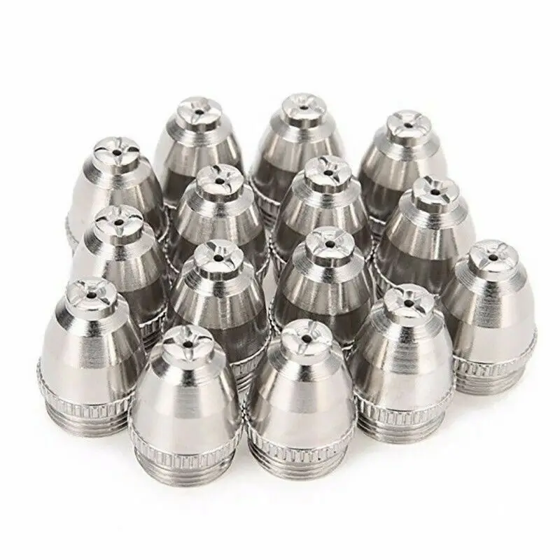 

30pcs Plasma Cutting Electrode Nozzle Shield Cup Guide Consumables Replacement