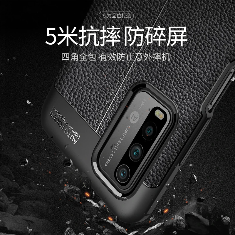 for xiaomi poco m3 case cover luxury leather soft silicone shockproof bumper back cover poco m3 x3 nfc f2 pro phone case poco m3 free global shipping