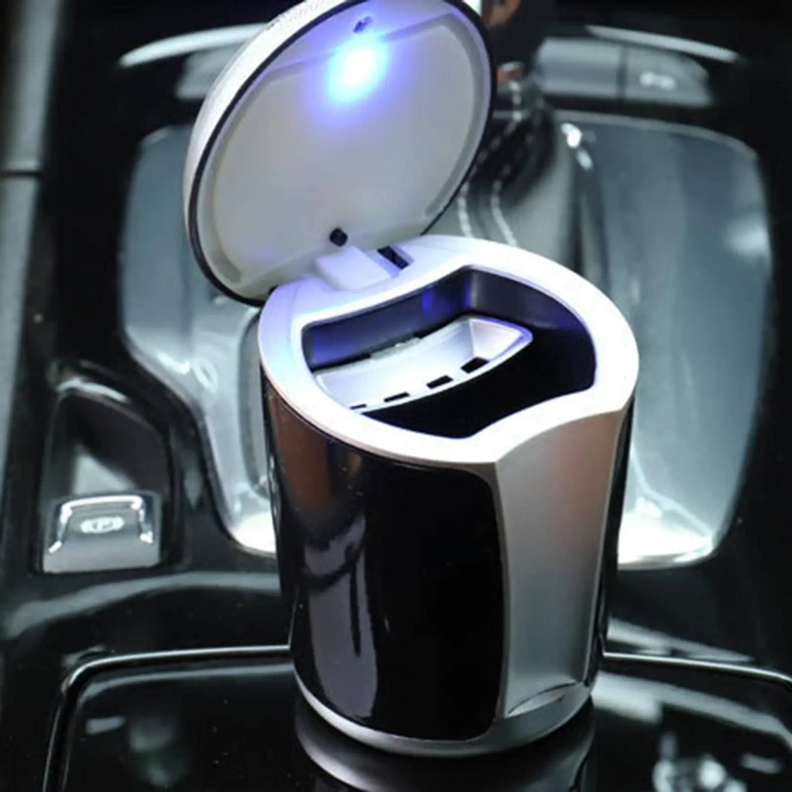 

Creative Car Smoking Ashtray for Mercedes-Benz Flame Retardant with LED Light