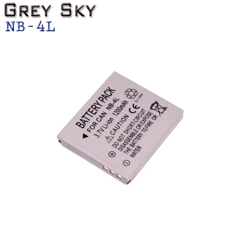 Аккумулятор NB-4L NB 4L NB4L + зарядное устройство USB с ЖК-дисплеем для камеры Canon IXUS 60 65 80