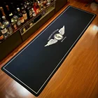 Коврики для дома, бара, гостиной, фланелевая с принтом дюймов, Нескользящие