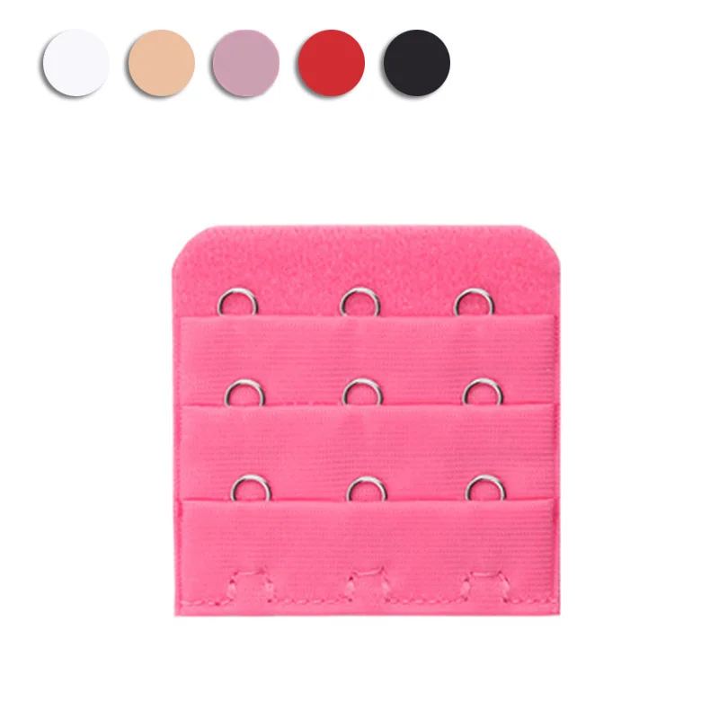 Женский Регулируемый удлинитель для бюстгальтера с застежкой на 3 крючка 2 шт. |