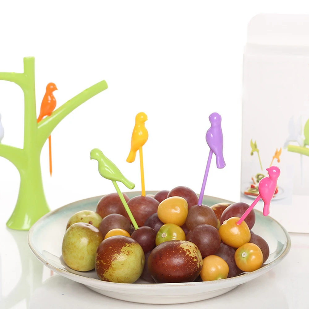 Дерево Форма десертных вилок столовые ложки посуда Пластик вилки стеллаж для