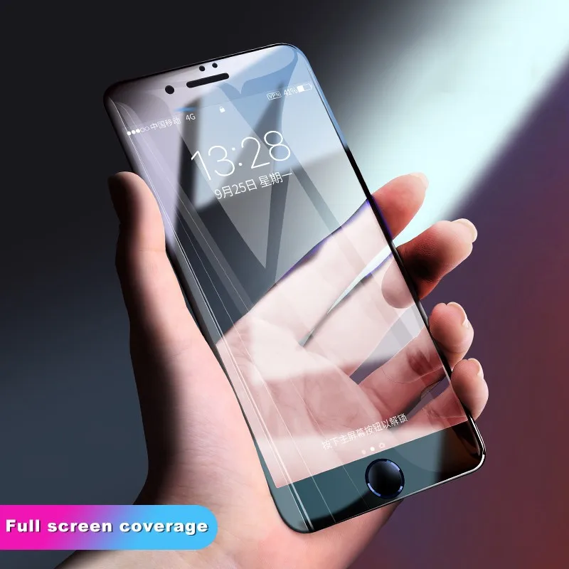 Закаленное стекло с полным покрытием для iPhone 12 Mini 11 Pro XS MAX X XR 7 8 6 6s Plus SE 2020 2