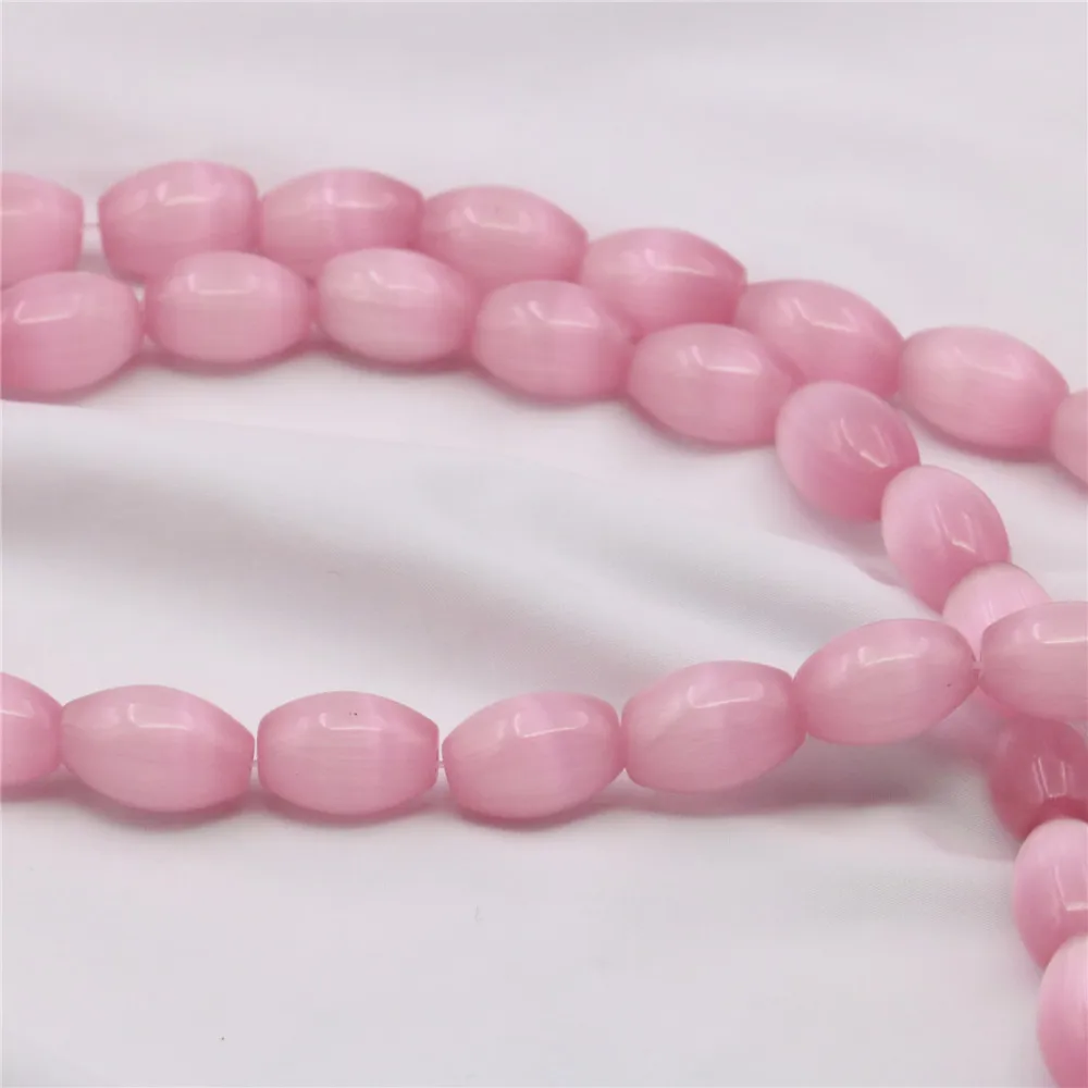 Горячая Распродажа прекрасный розовый опал камень бисер кошачьи глаза