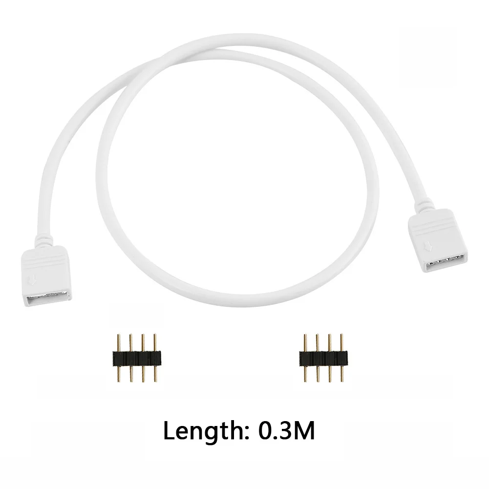 

LED Strip Light Extension Cable Lighting Small 4Pin RGB 5050 3528 Connector Wire Cord for RGB Connector Accessories