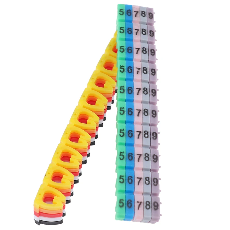 100 шт./упак. маркеры для кабелей тег сетевых органайзер компьютерного управления