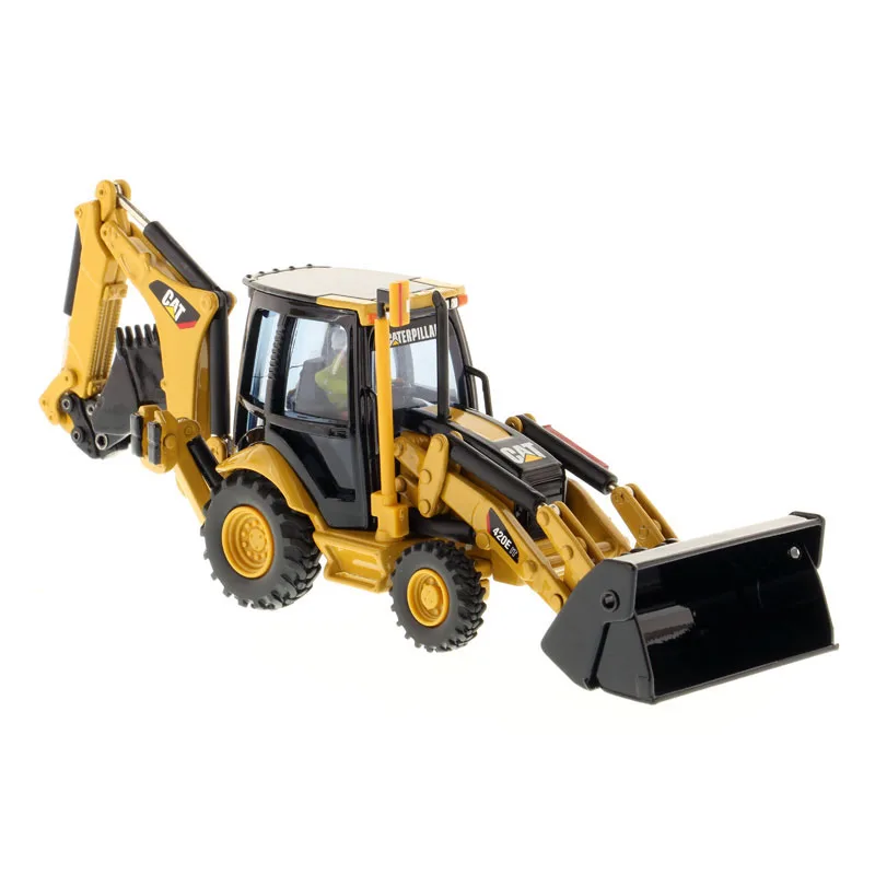 Поворотный экскаватор-погрузчик CAT420E DM-85143 1:50 с игрушечным рабочим инструментом -