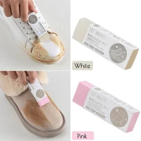 shoes cleaning eraser suede sheepskin matte leather and leather fabric care clean rubber white shoes sneakers care boot cleaner