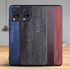 Чехол для Vivo V21 4G 5G, роскошный винтажный кожаный чехол с узором древесной коры для телефона vivo v21 4g 5g, чехол