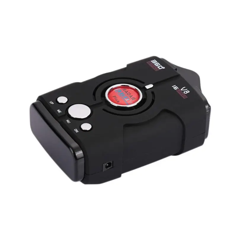 

Car Radar Detector English Russian Auto 360 Degree Vehicle V8 Speed Voice Alert