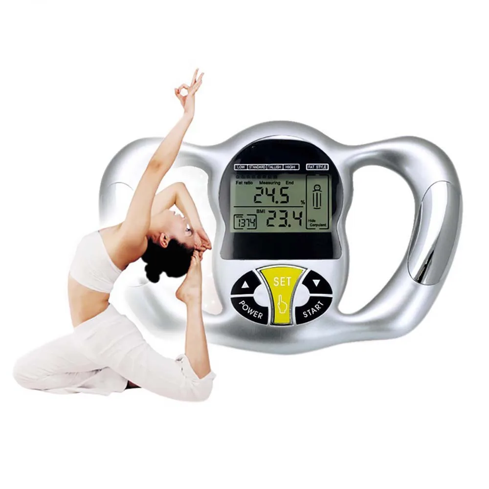 

Fat Determination System Digital Lcd Bmi Body Fat Scale Handheld Weight Body Fat Water Muscle Mass Detection Tool