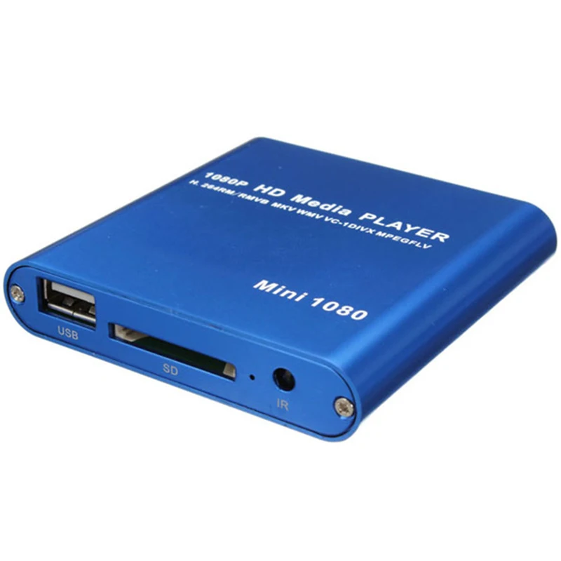 AAAE Top Eu Plug 1080P мини Hdd медиаплеер Hdmi Av Usb хост Full Hd с Sd Mmc кардридер Поддержка H.264 Mkv Avi