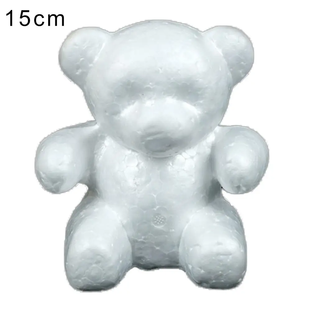 

1Pc 10cm/15cm Creative Foam Bear Modeling DIY Craft Valentine's Day Party Decoration Supplies Props Tool Girl Gift