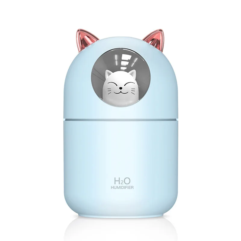 Air Humidifier 300ML Cute Rabbit Ultra-Silent USB Aroma Essential Room Car LED Night Lamp Purifier Mist Maker Fresher | Бытовая техника