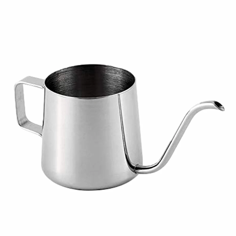 

New Stainless Steel Coffee Pot Teapot Drip Long Gooseneck Spout Kettle Cup Coffee Drip Kettle Storage Bottle Kitchen Tools TLS