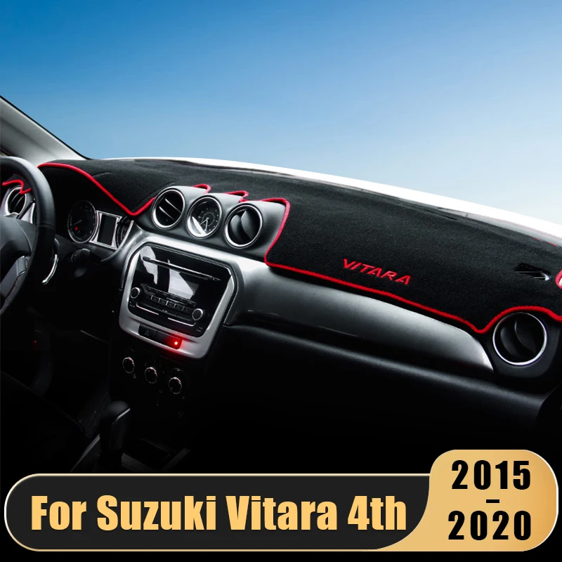 

Чехол для приборной панели Suzuki Vitara 4th 2015-2019 2020, солнцезащитный козырек для защиты от светильник, коврики для приборной панели, аксессуары для...