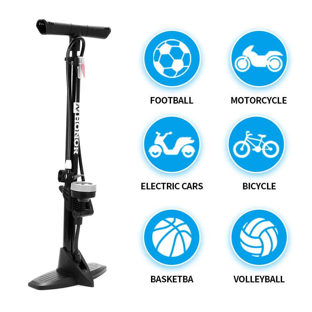насос для велосипеда Велосипедный напольный воздушный с PSI манометром высокого