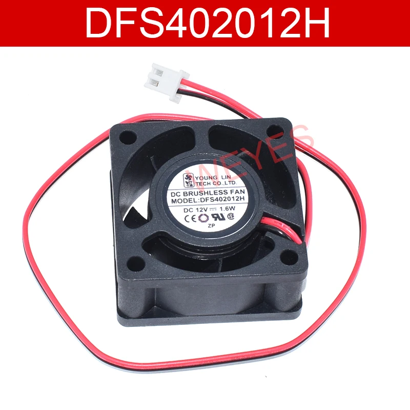 Оригинальный двухрядный охлаждающий вентилятор DFS402012H 12 В постоянного тока 1 6 Вт