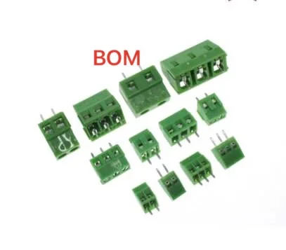 Детали для соединения кабеля 2P 3P 4P 5P 6P 7P 8P 9P 10P 12P 16P KF128 2 54 мм PCB мини-Винтовые клеммы