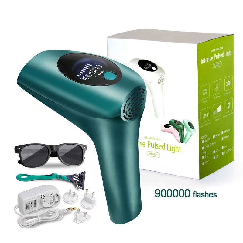 Профессиональный Перманентный лазерный эпилятор 900000 Flashs удаление волос триммер