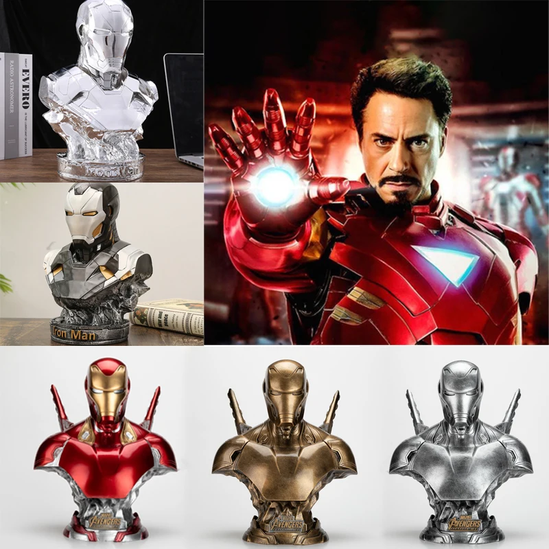 Фигурки героев комиксов Marvel Тони Старк Mk50 Железный человек бюст мультфильм экшн